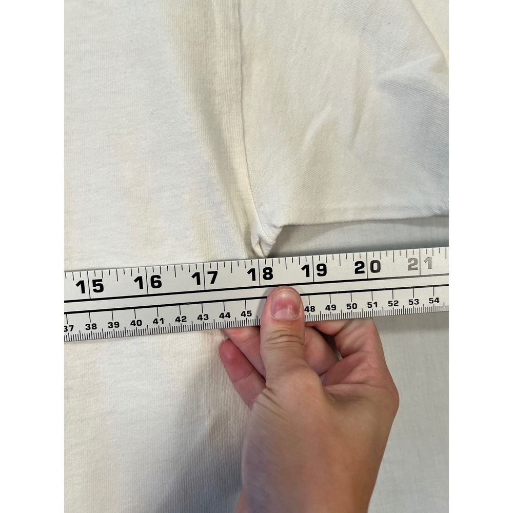 Hanes Beefy-T Mens Medium Cream West Marine Trawler Fest Graphic T-Shirt - Picture 6 of 10